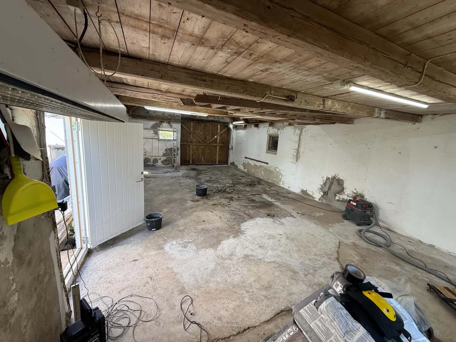 Gulvafretning — før